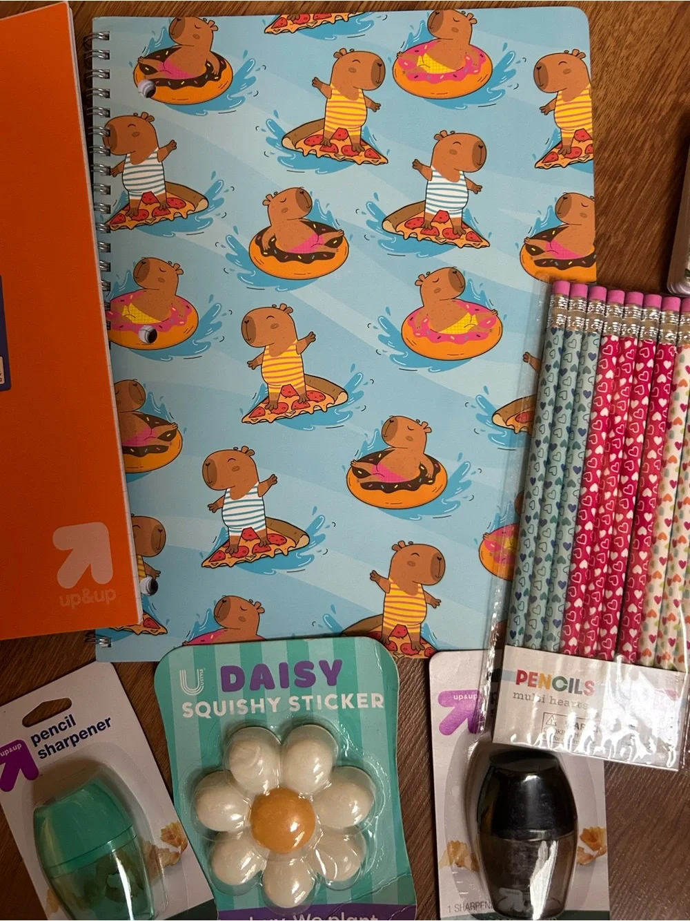 Colorful Stationery Bundle - Notebooks, Pencils, Stickers